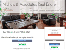 Tablet Screenshot of nicholsrealtystl.com